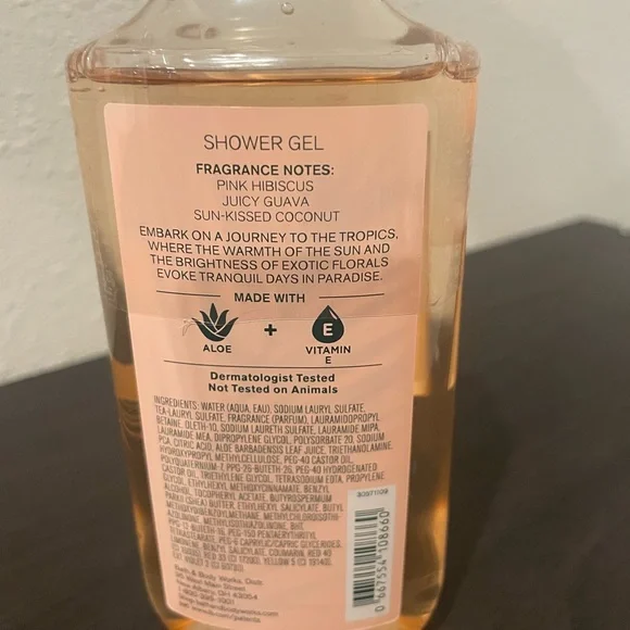 Bath & Body Works Hibiscus Paradise Shower Gel - Peach - Picture 3 of 3